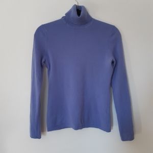 Lord & Taylor lavender blue cashmere sweater, size medium